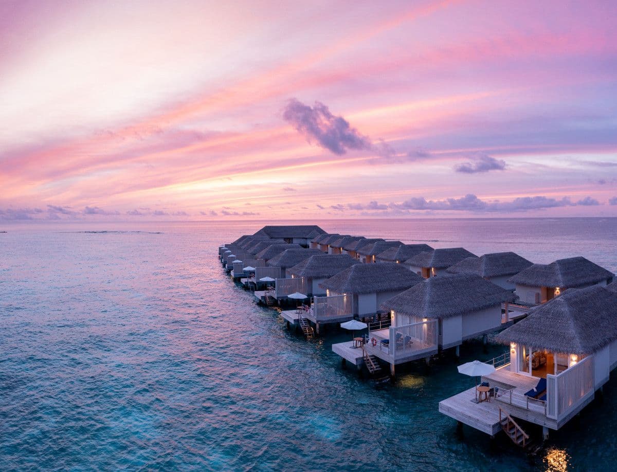 Maldives overwater villa